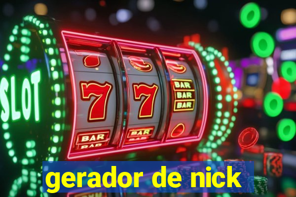 gerador de nick